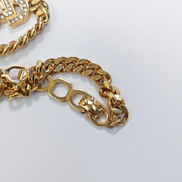 Petit CD Metal Gold Necklace