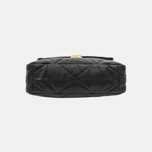 CHANEL 19 Small Quilted Lambskin Black