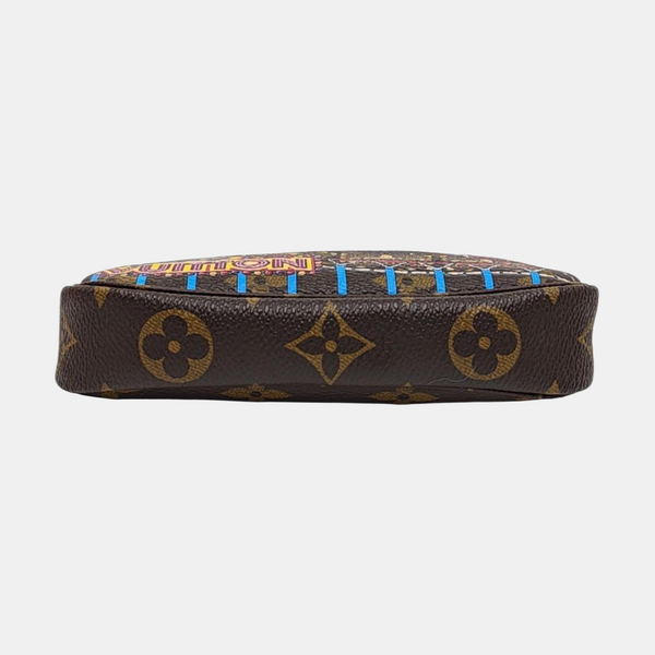 ACCESSOIRES Mini Monogram Coated Canvas Brown