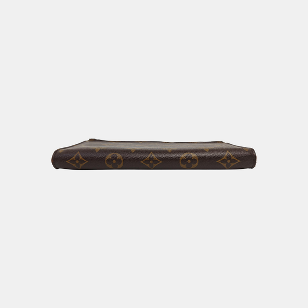 ADÈLE Monogram Coated Canvas Brown Wallet
