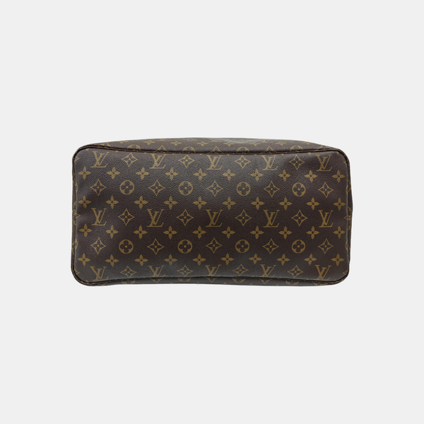 NEVERFULL GM Monogram Coated Canvas Brown