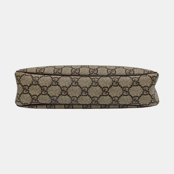 Ophidia Small Monogram Coated Canvas Beige