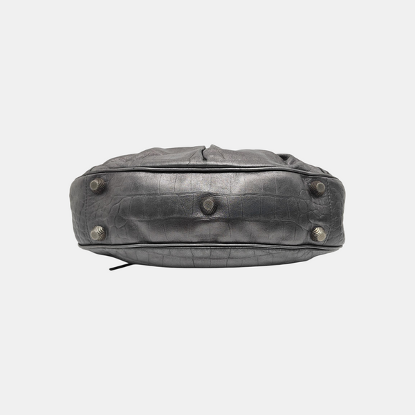 Le Cagole S Lambskin Gray