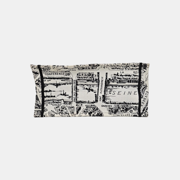 Book Tote Medium Canvas White