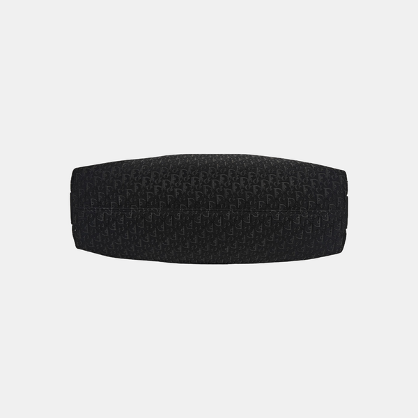 Oblique Canvas Shoulder Bag Black