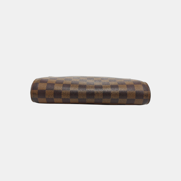 SAINT LOUIS Damier Ebene Coated Canvas Brown