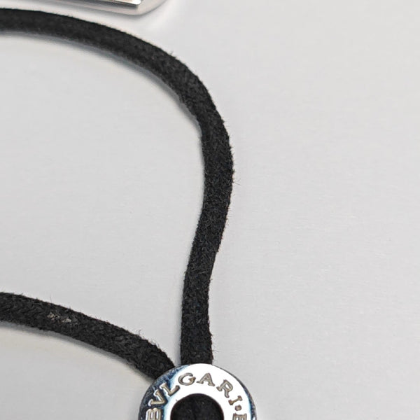 PARENTESI Fabric Black Necklace