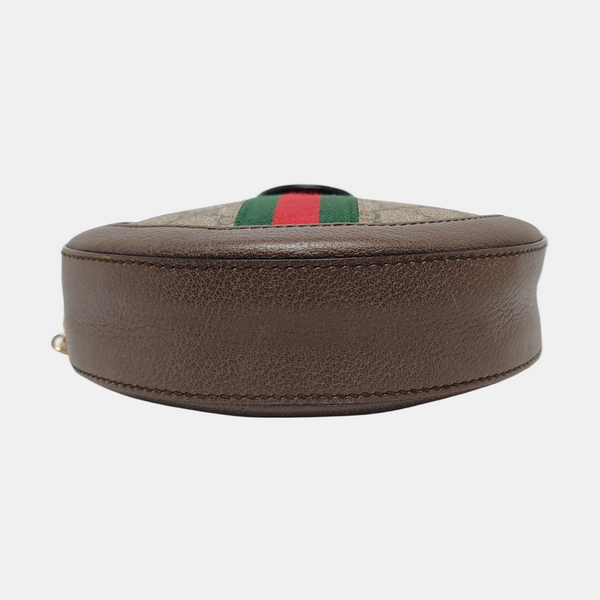 Ophidia Mini Monogram Coated Canvas Beige