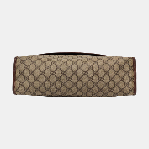 GG Messenger Monogram Coated Canvas Beige