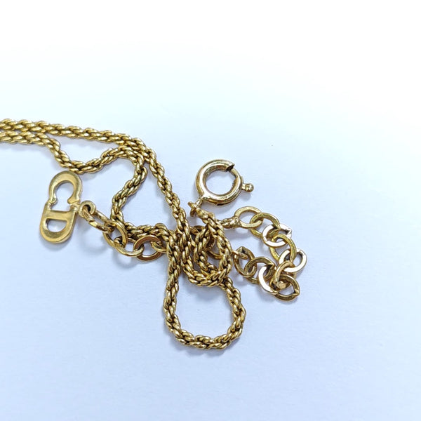 Petit CD Metal Gold Necklace