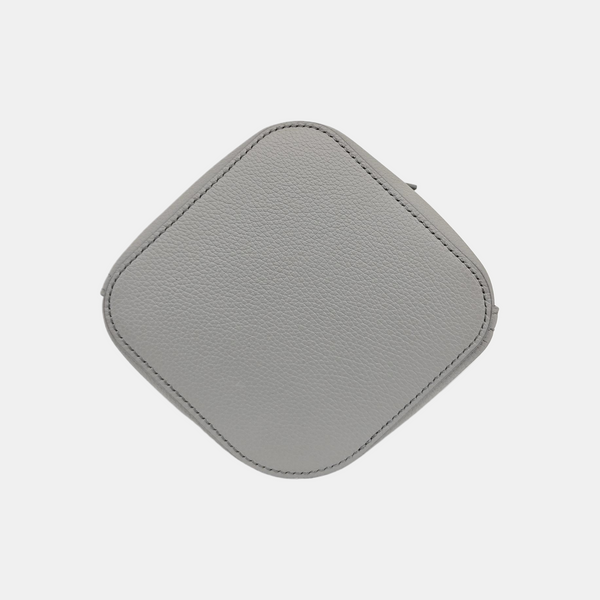 Pebble Bucket Mini Calfskin Gray