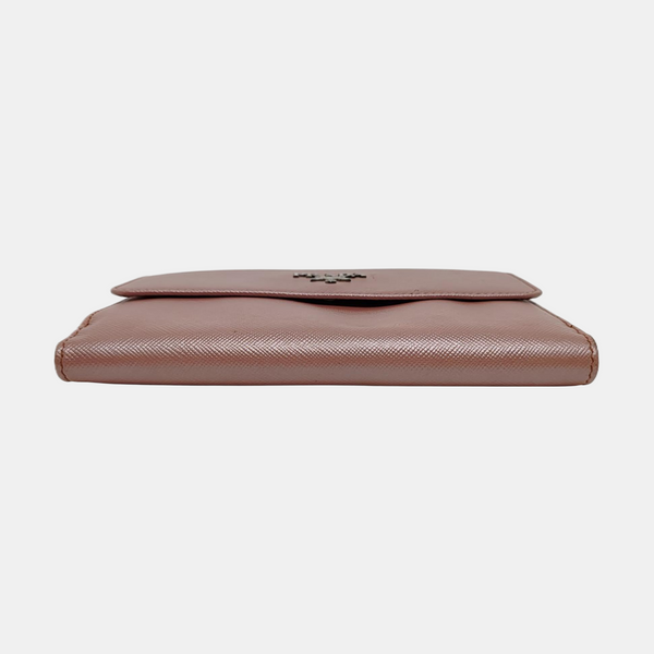 Saffiano Calfskin Wallet Pink