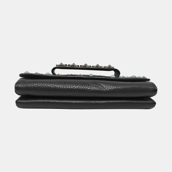 Calfskin Shoulder Bag Black