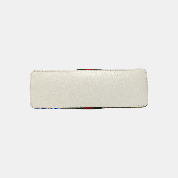 Ophidia Small Monogram Coated Canvas Beige