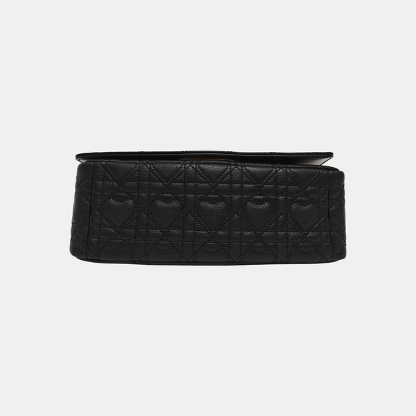 Dior Caro Medium Cannage Calfskin Black