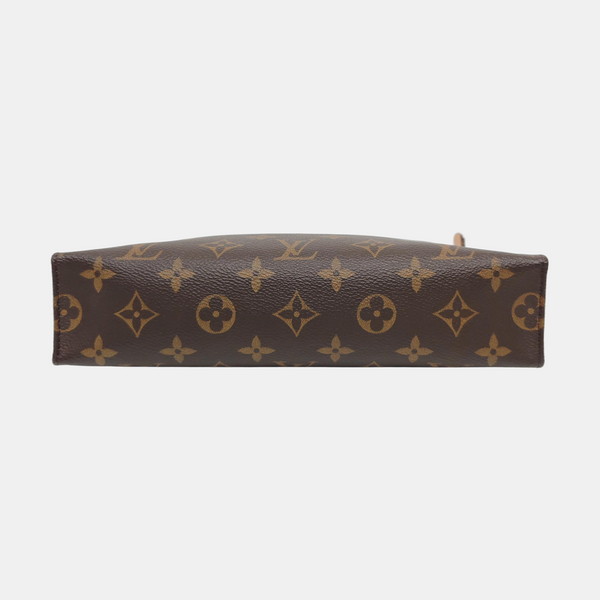 TOILET POCKET 26 Monogram Coated Canvas Brown