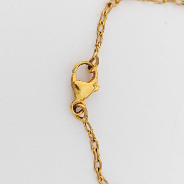 Pop H Metal Gold Necklace