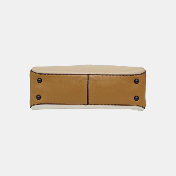 Piazza Small Calfskin Beige