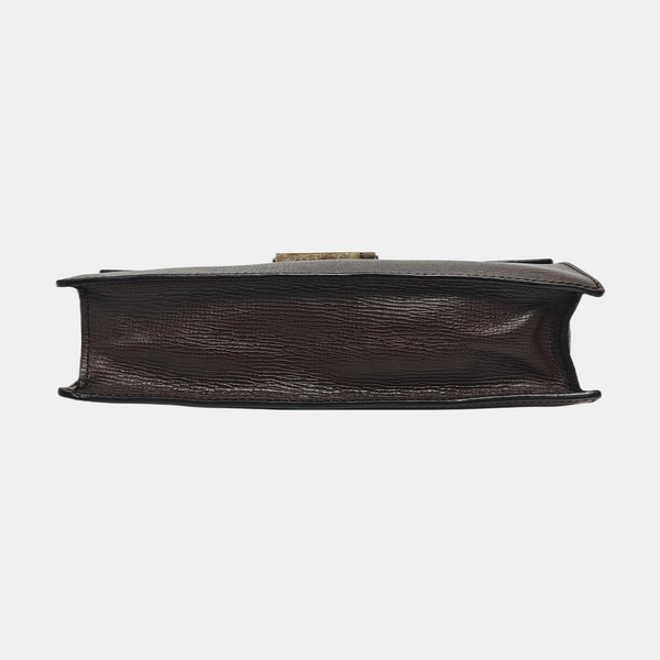 Calfskin Clutch Brown