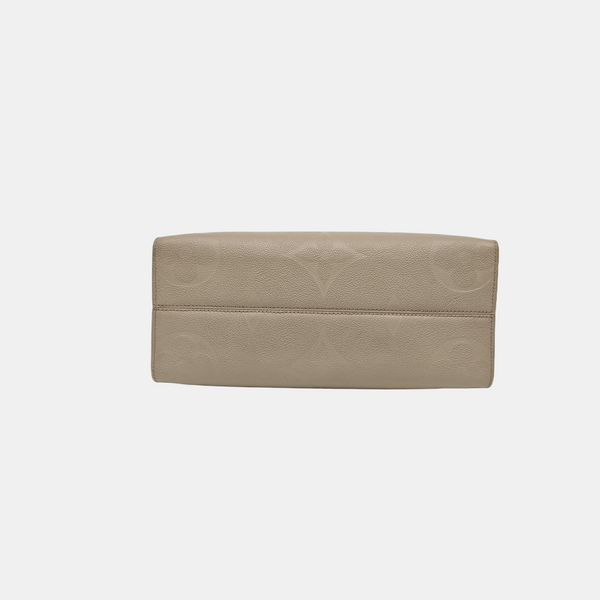 ONTHEGO MM Monogram Calfskin Gray