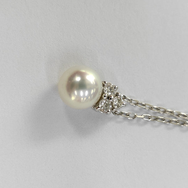 18k White Gold Silver Necklace