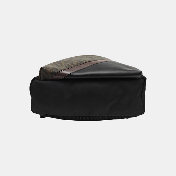 Coated Canvas Backpack Black