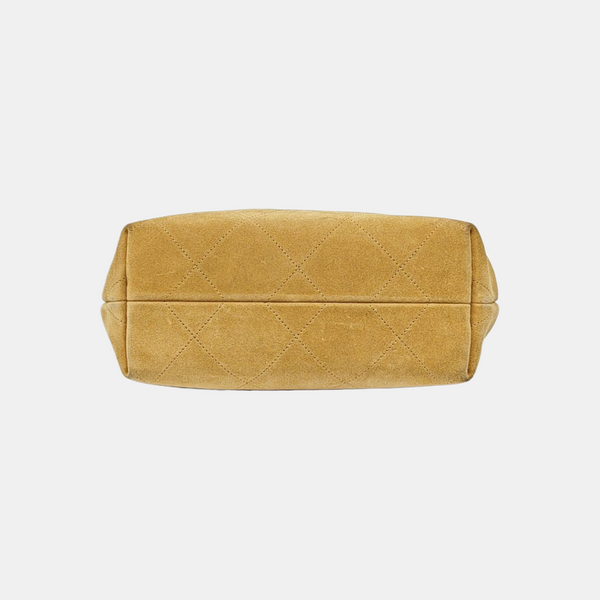 HOBO Quilted Suede Beige