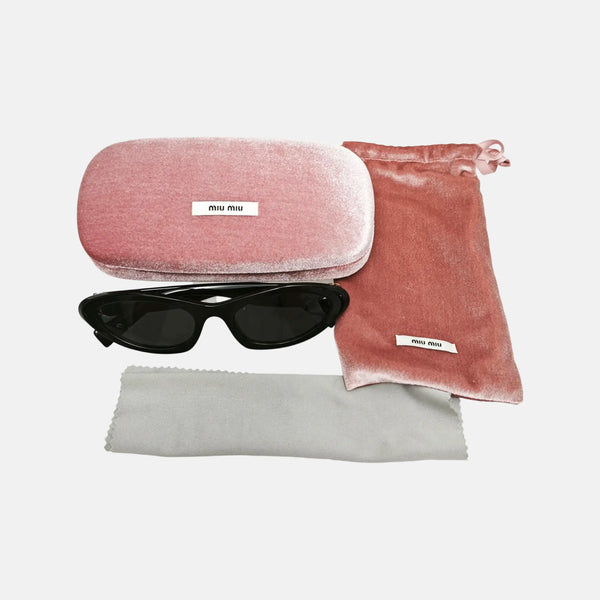 Synthetic Sunglasses Black