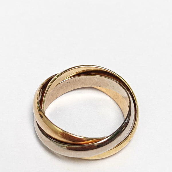 TRINITY 18k White Gold Multicolor Ring EU 52