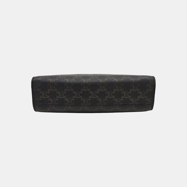 CABAS CELINE Small Coated Canvas Black