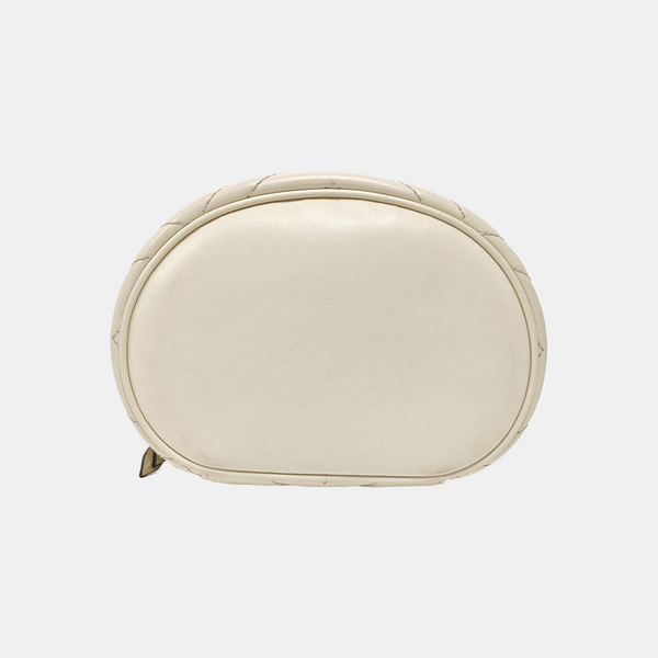 GG Marmont Mini Quilted Calfskin White