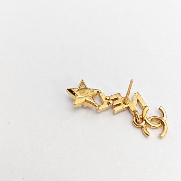 Metal Gold Stud Earrings