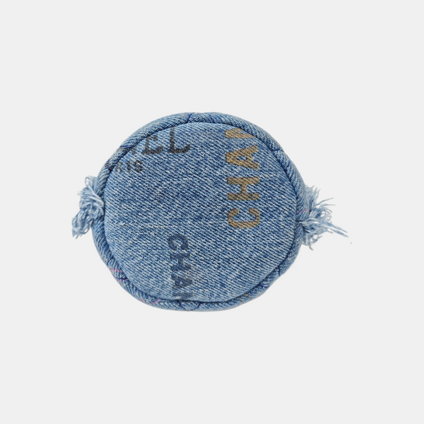 DRAWSTRING Quilted Denim Blue