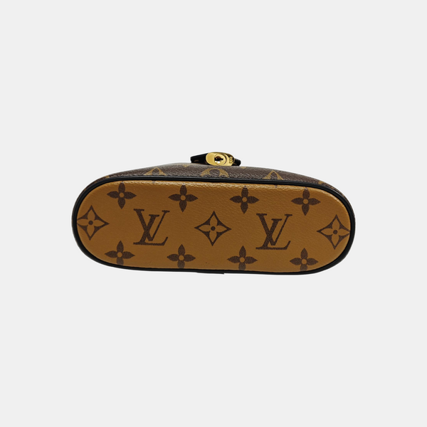 Vanity Chain Pouch Monogram Coated Canvas Brown