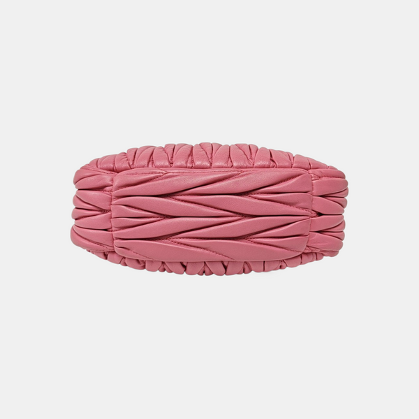 Wander Matelassé Small Quilted Lambskin Pink
