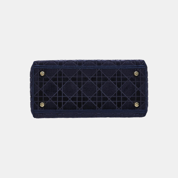 Lady D-Lite Cannage Velvet Blue