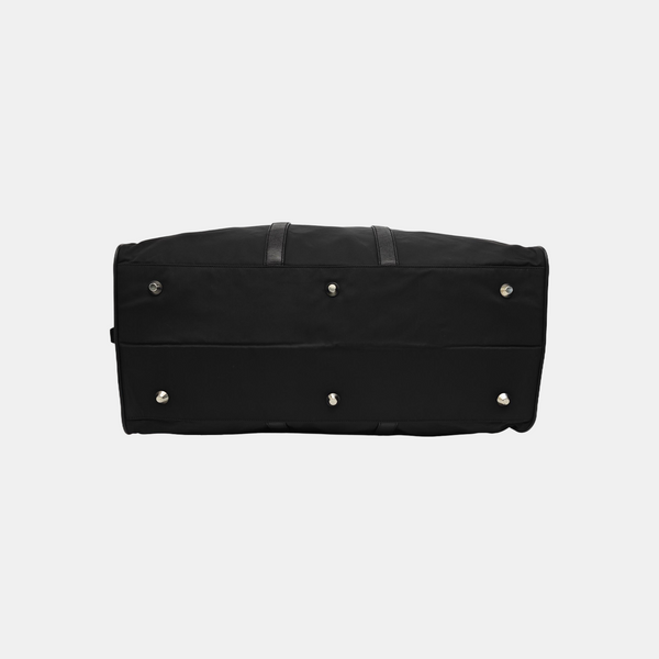 Nylon Top Handle Bag Black