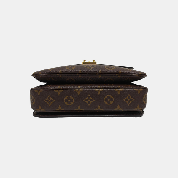 MÉTIS MM Monogram Coated Canvas Brown