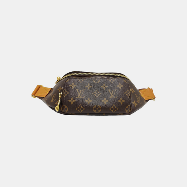 RUSH Monogram Coated Canvas Brown