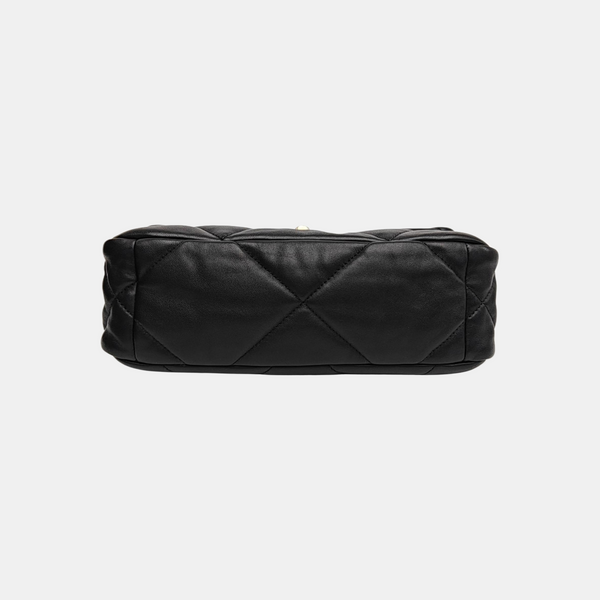 CHANEL 19 Small Quilted Lambskin Black