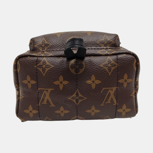 PALM SPRINGS Mini Monogram Coated Canvas Brown