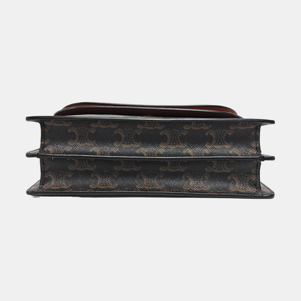 TRIOMPHE CANVAS Small Coated Canvas Brown