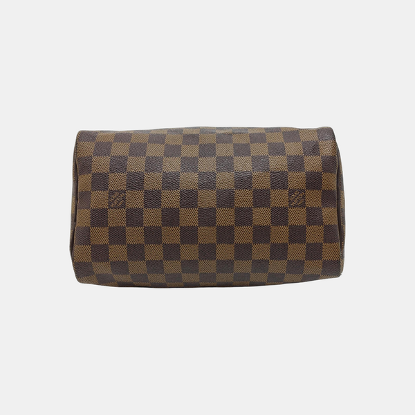 SPEEDY 25 Damier Ebene Coated Canvas Brown