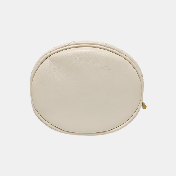 GG Marmont Mini Quilted Calfskin White