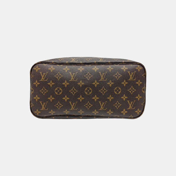 NEVERFULL MM Monogram Coated Canvas Brown