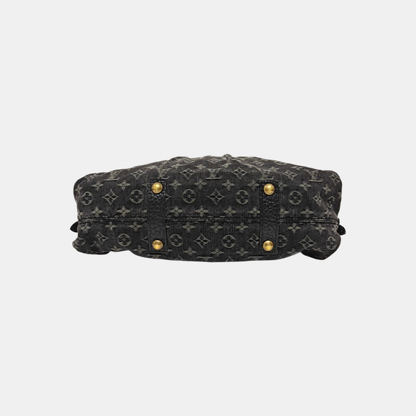NEO CABBY Monogram Denim Black