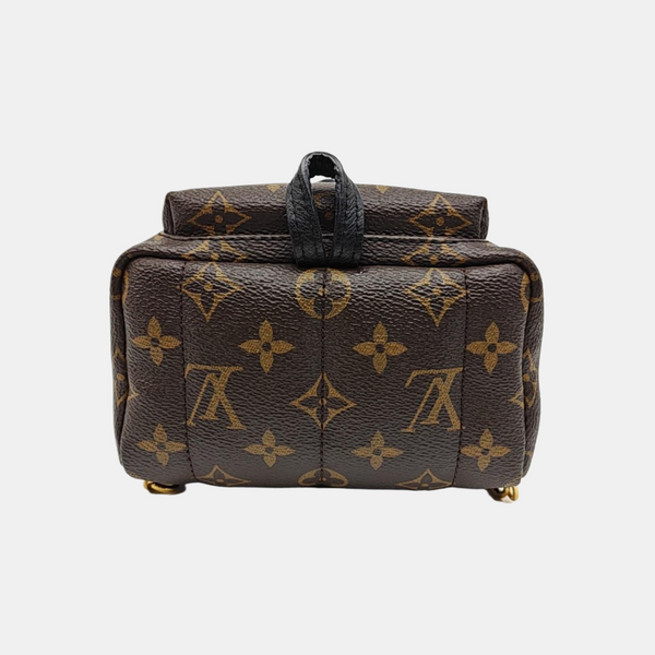 PALM SPRINGS Mini Monogram Coated Canvas Brown