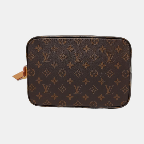 ALL IN GM Monogram Coated Canvas Brown