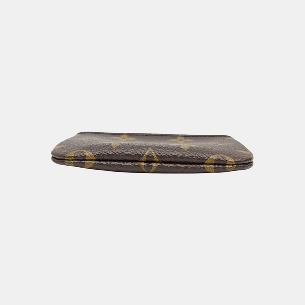 Monogram Coated Canvas Key Pouch Brown