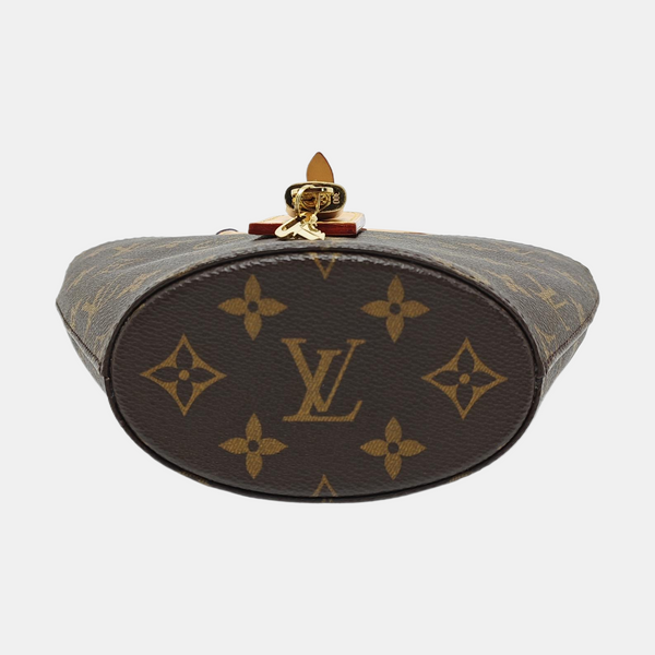 RIVAGE BB Monogram Coated Canvas Brown